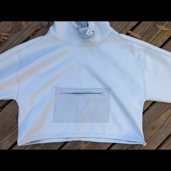FP Movement Light Blue Cropped Hoodie - Picture 2 of 3